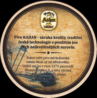 Mostecký Kahan Pivo KAHAN (PTMP-K-ab) 