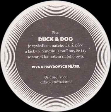 DUCK & DOG REAL BUDDIES BEER (bílý) (PTMP-K-ab) 