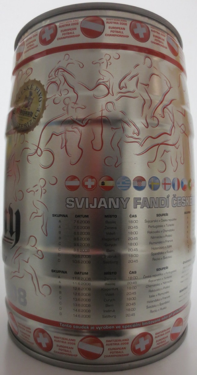 Svijany Soukomý pivovar 2008 SVIJANY FANDÍ ČESKÉMU FOTBALU !