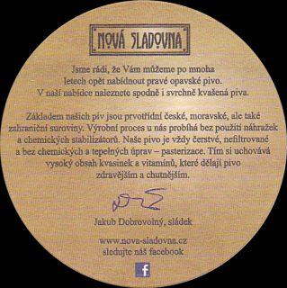 NOVÁ SLADOVNA Since 2013 (PTMP-K-ab) 