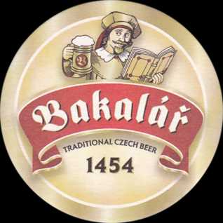 Bakalář ORIGINAL CZECH BEER 1454 Main square in Rakovnik, 1925 (PTEX-Km-ab)