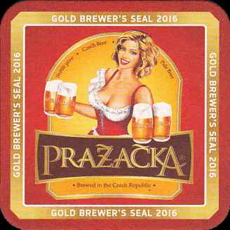 PRAŽAČKA .Brewed in Czech Republic. GOLD BREWER´S SEAL 2016 (PTEX-Č-ab) 
