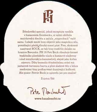 PH 16 PETR BOCK PETR HAUSKRECHT & SPOL BRNO (Středověký speciál) (PTMP-S-ab)