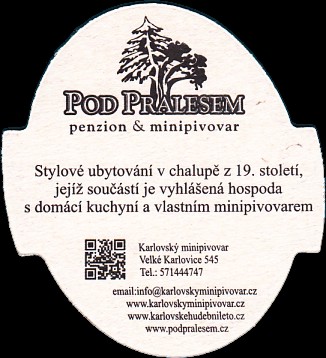 Karlovský minipivovar POD PRALESEM 2014 (PTMP-S-ab) 