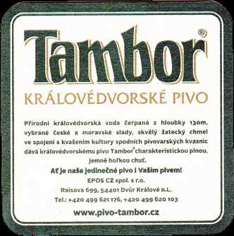 Tambor KRÁLOVÉDVORSKÉ PIVO (PTMP-Č-ab) 