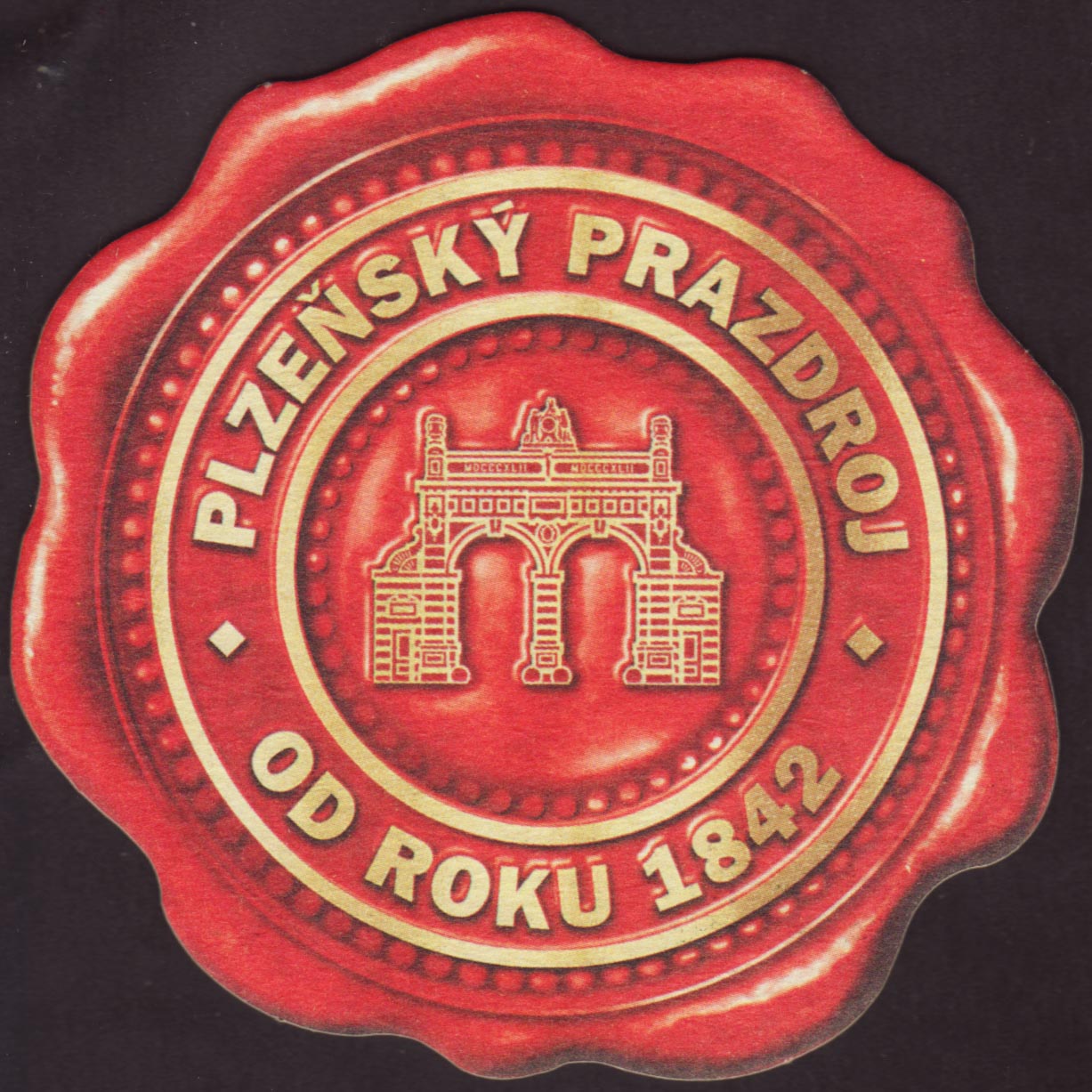 PLZEŇSKÝ PRAZDROJ OD ROKU 1842 WIR SERVIEREN UNSER (PTEX-S-ab)
