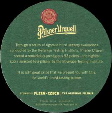 Pilsner Urquell HIGHEST RATED PILSNER 93 (PTEX-K-ab)
