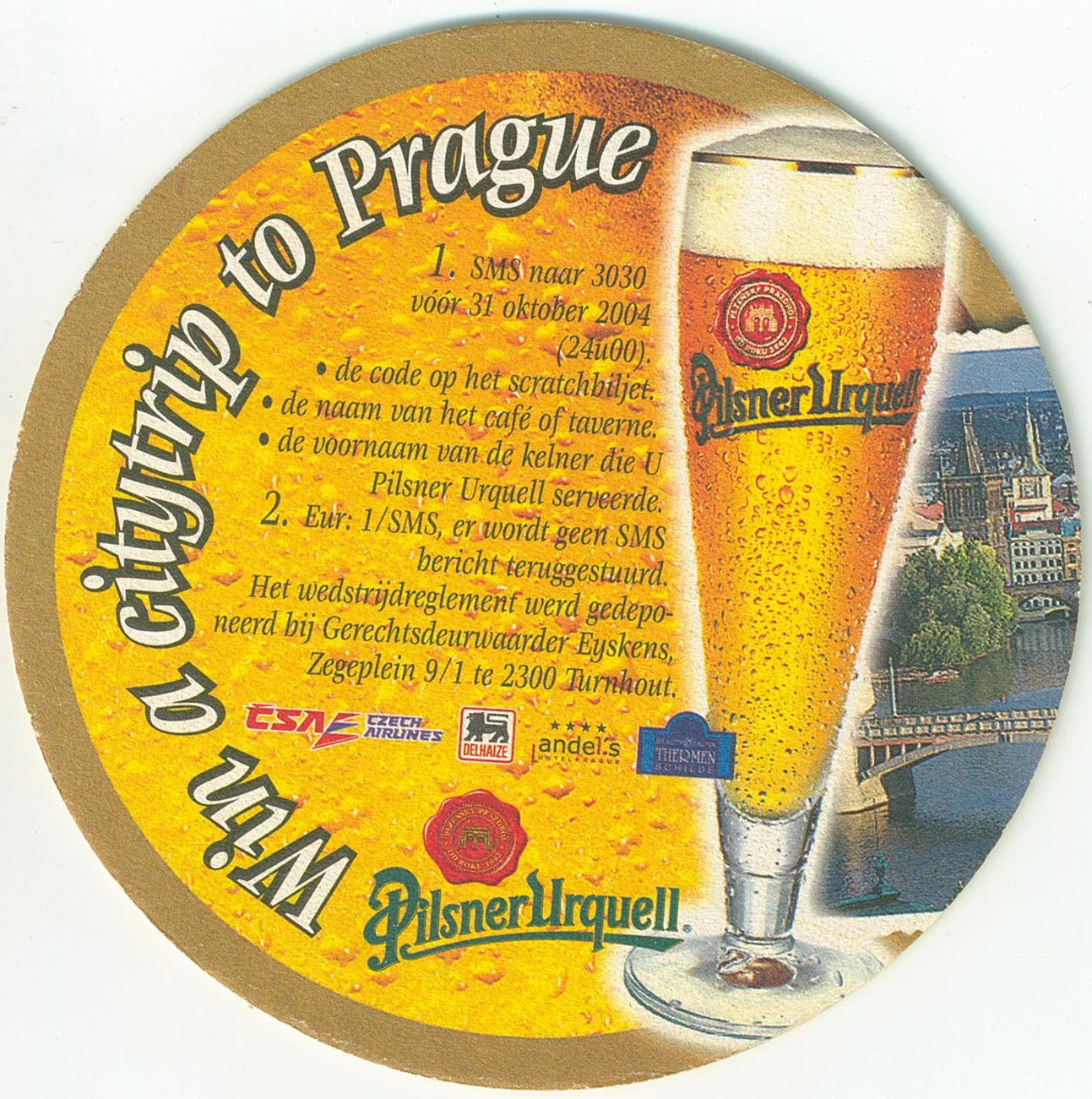 Pilsner Urquell Win a citytrip to Prague de (PTEX-K-ab)