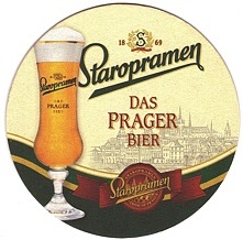 Staropramen DAS PRAGER BIER 10,7 cm (PTEX-K-ab)