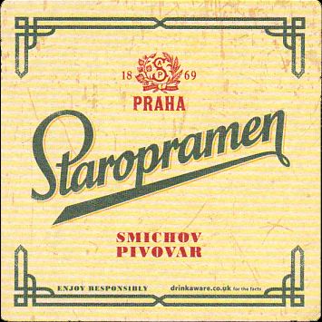 Staropramen PRAHA SMICHOV PIVOVAR SINCE 1869 (PTEX-Č-ab)