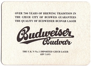 Budweiser Budvar DISCOVER CZECH BUDWEISER BUDVAR (PTEX-S-ab)