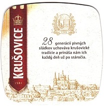 KRUŠOVICE KRÁL´OVSKÉ ČESKÉ PIVO 28 generácií pivných sládkov (PTEX-S-ab) 