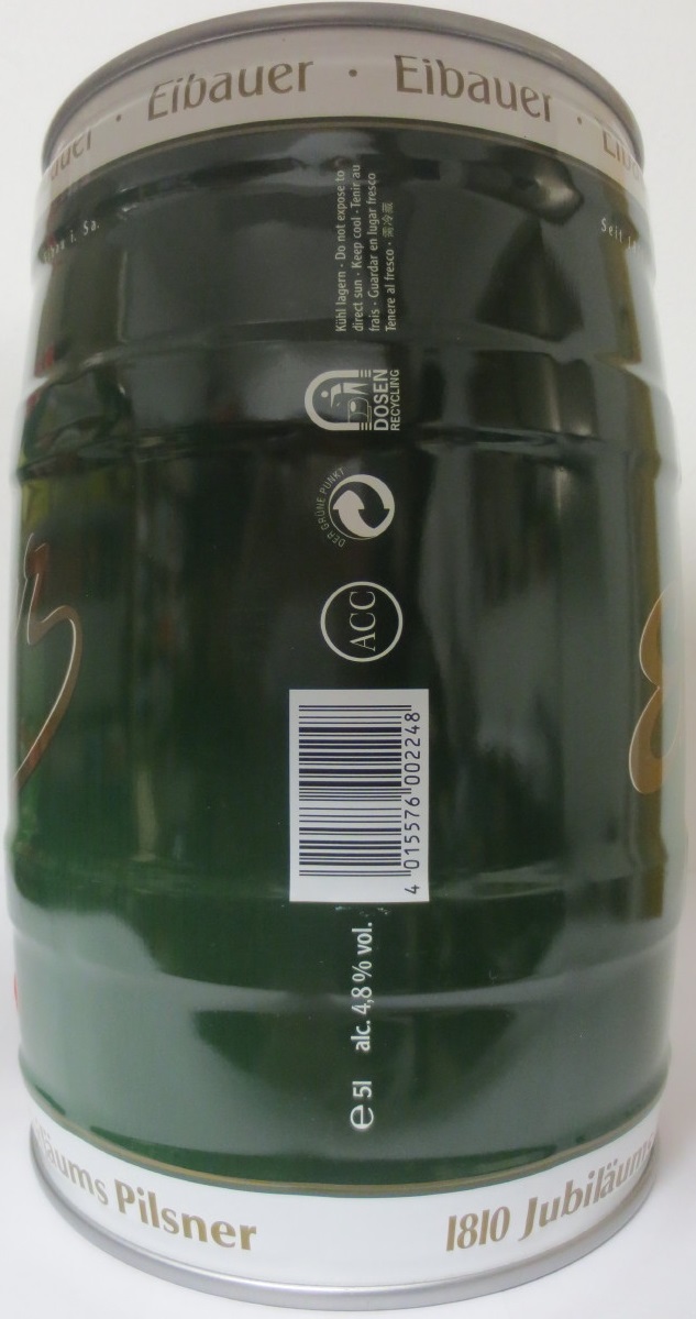 Eibauer Jubiläums Pilsner 1810 (5L) Nr.1