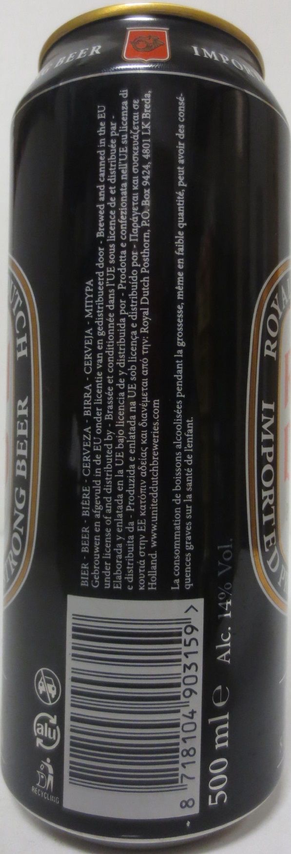 Royal Dutch POST HORN Blue (50cl) (B/O) 