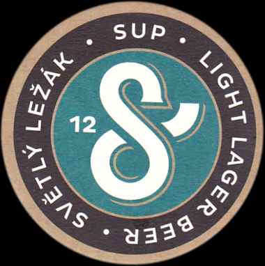 SVĚTLÝ LEŽÁK . SUP . LIGHT . LAGER BEER Dej bůh štěstí! (PTMP-K-ab) 