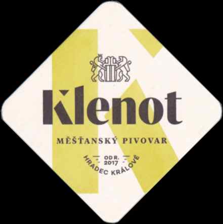 Klenot MĚŠŤANSKÝ PIVOVAR OD R.2017 HRADEC KRÁLOVÉ (PTMP-Č-ab) 