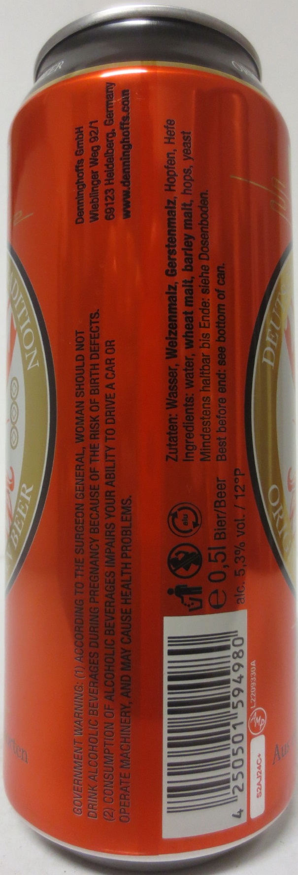 EWEN ORIGINAL GERMAN BEER (50cl) Nr.1 