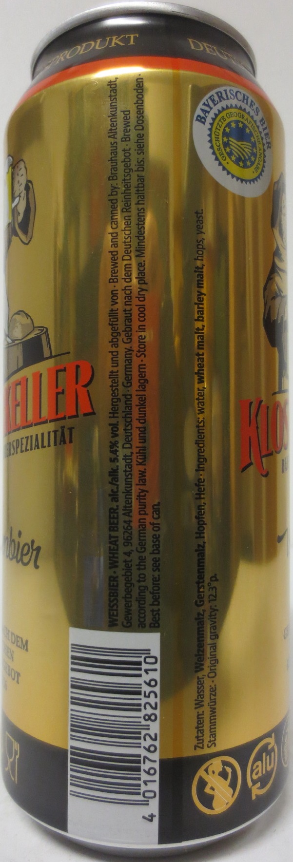 KLOSTERKELLER Weizenbier (50cl) Nr.2 