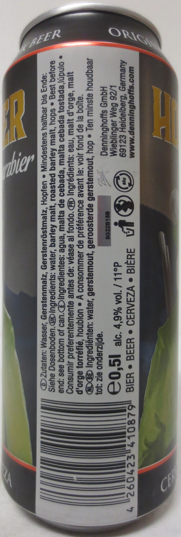 HOFJÄGER Schwarzbier (50cl) Nr.1 