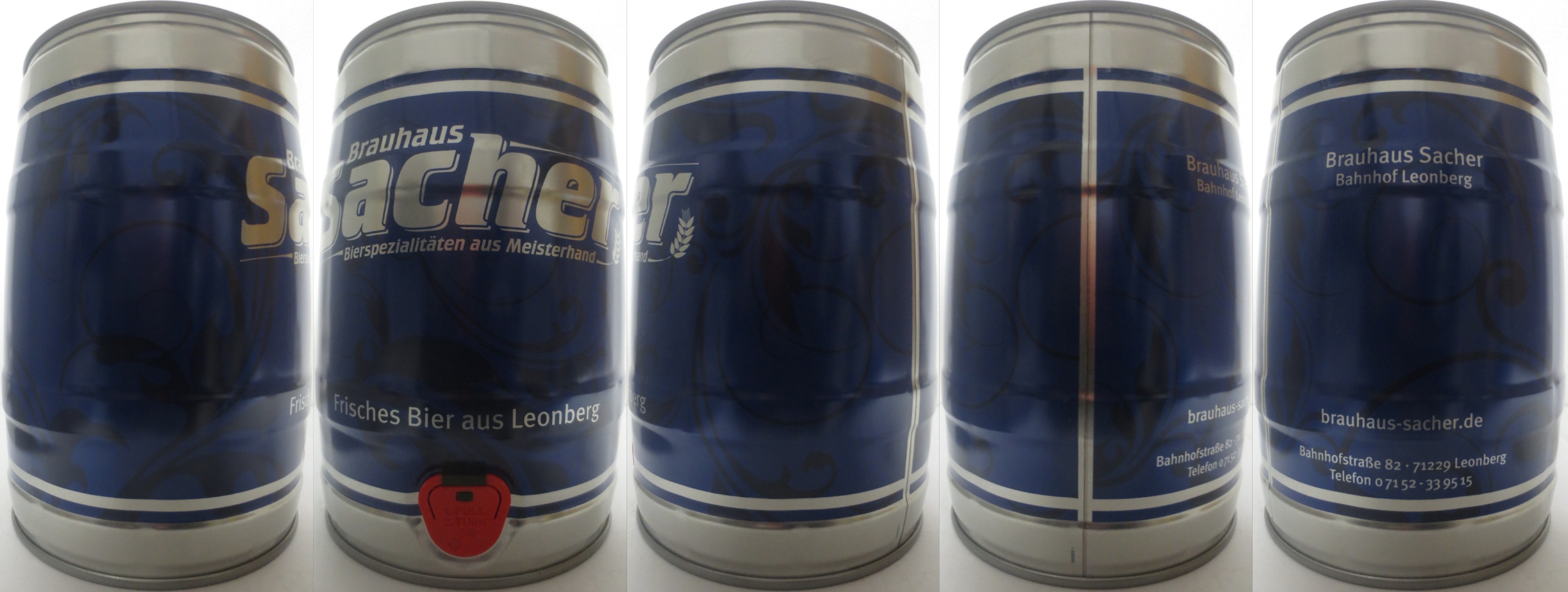 Sacher Brauhaus Bierspezialitäten aus Meisterhand Frisches Bier aus Leonberg (5L) Nr.2 