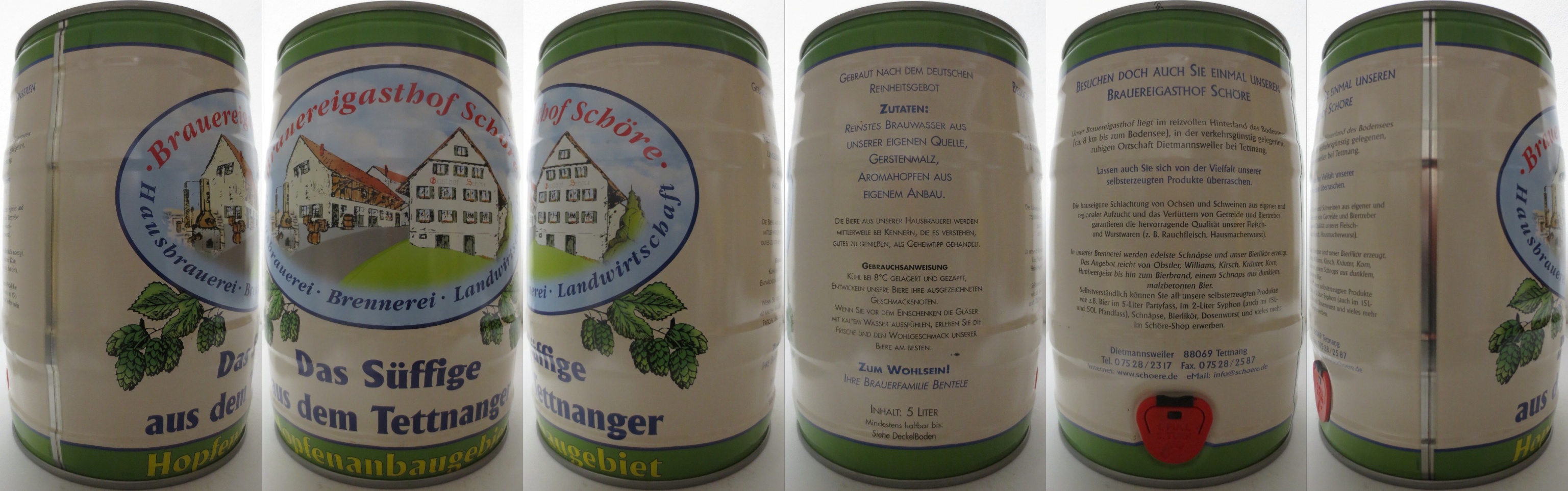 Brauereigasthof Schöre Das Süffige aus dem Tettanger Hopfenanbaugebier (5L) Nr.1 