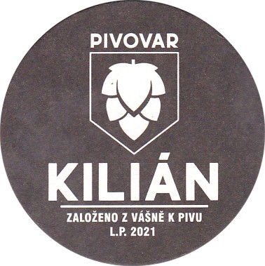 PIVOVAR KILIÁN ZALOŽENO Z VÁŠNĚ K PIVU L.P.2021 (PTMP-K-ab)