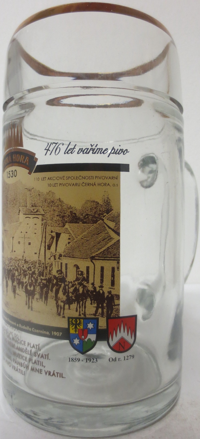 ČERNÁ HORA 1530 476 let vaříme pivo (1L) tuplák č.2