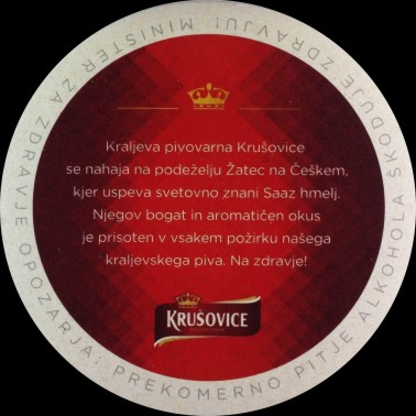KRUŠOVICE KRALJEVO ČESKO PIVO ŽE OD 1581 (PTEX-K-ab)