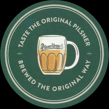 Pilsner Urquell THE ORIGINAL PILSNER BREWED THE ORIGINAL WAY O BEVI O GUIDI (PTEX-K-ab)