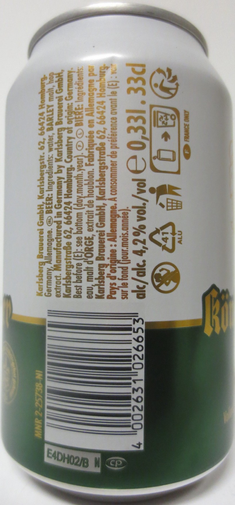 Königsbacher PILS (33cl) Nr.1