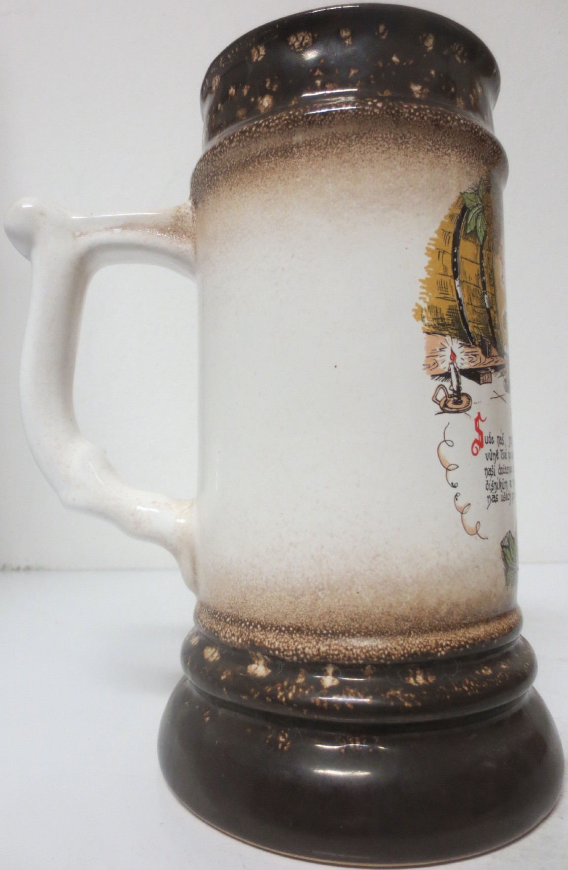 Pivní otčenáš (0,5L) Keramický korbel 