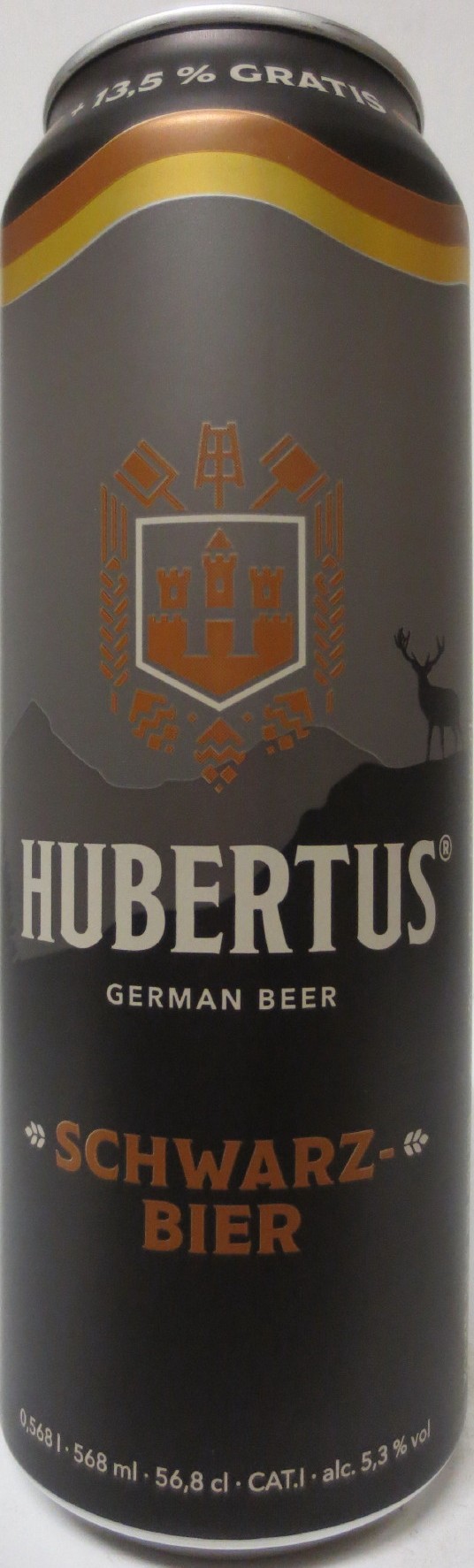 HUBERTUS GERMAN BEER SCHWARZ BIER (56,8cl) Nr.1 