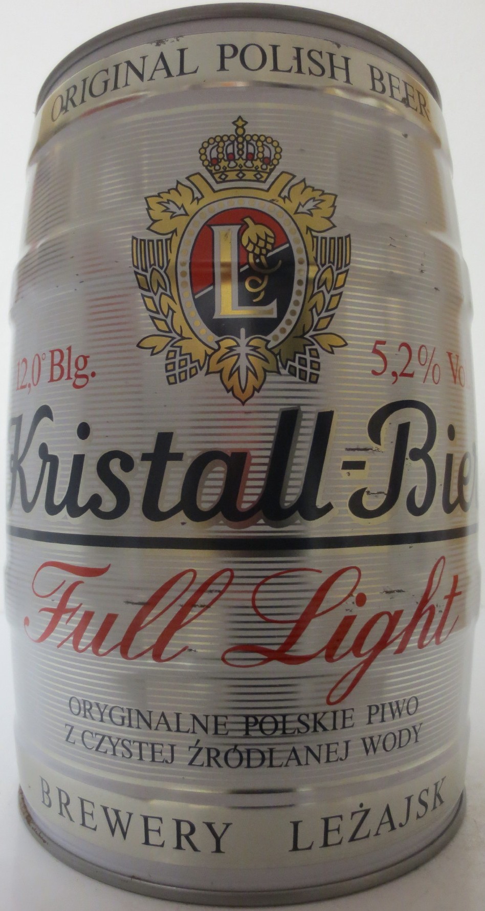 Kristall-Bier Full Light (5L) Nr.1 
