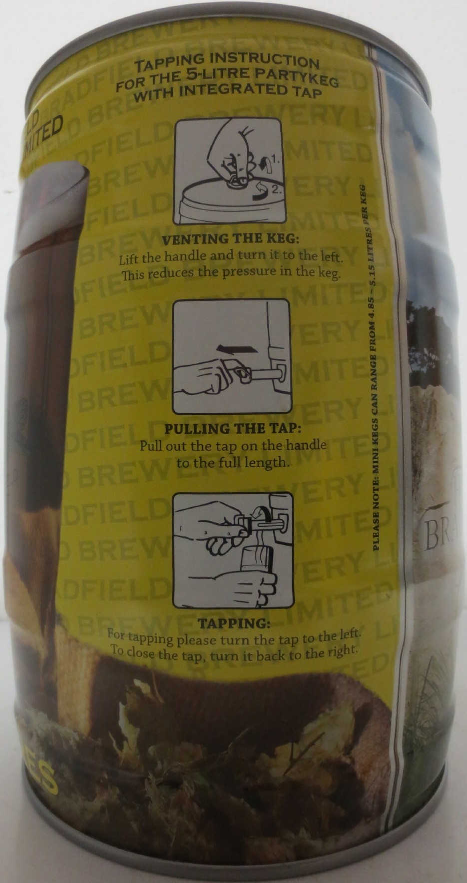 BRADFIELD BREWERY FARMERS BLONDE (5L) Nr.1