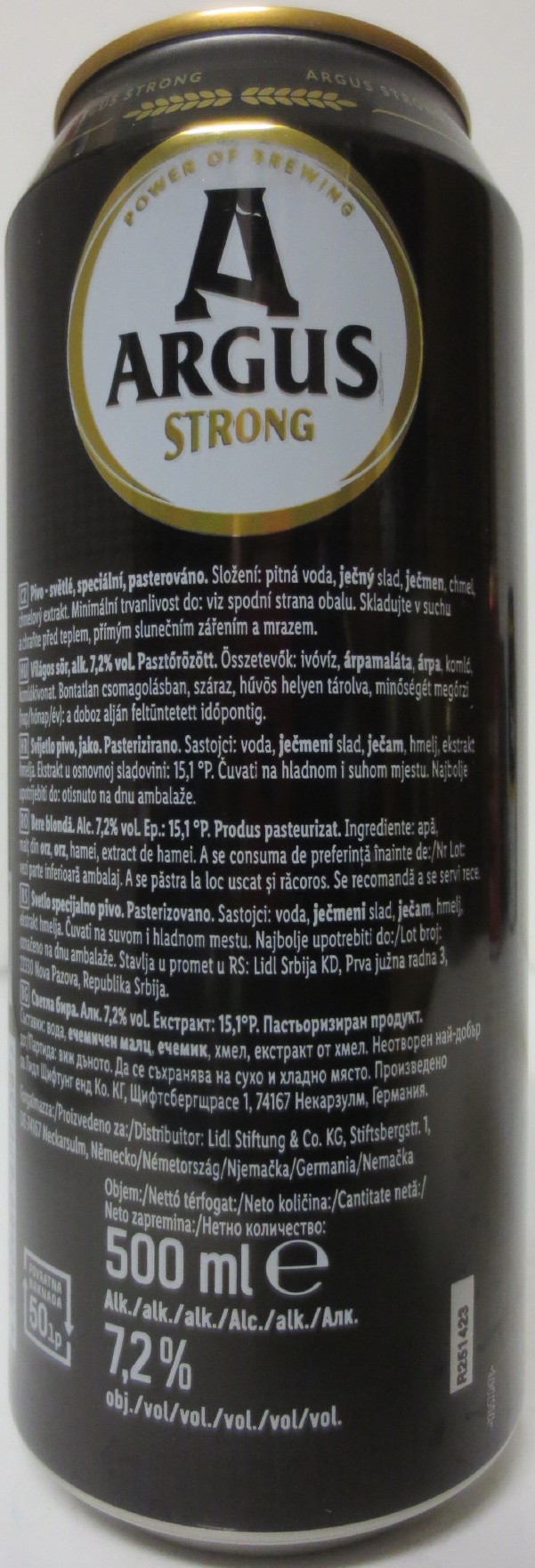 ARGUS STRONG (50cl) Nr.1 
