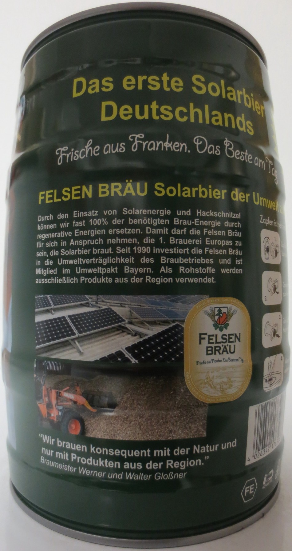 FELSEN BRÄU Solarbier (5L) Nr.1 