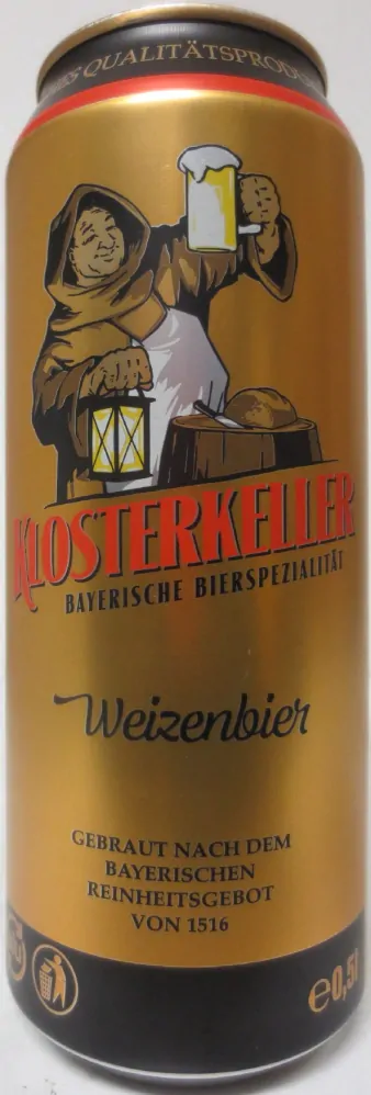 KLOSTERKELLER Weizenbier (50cl) Nr.3 