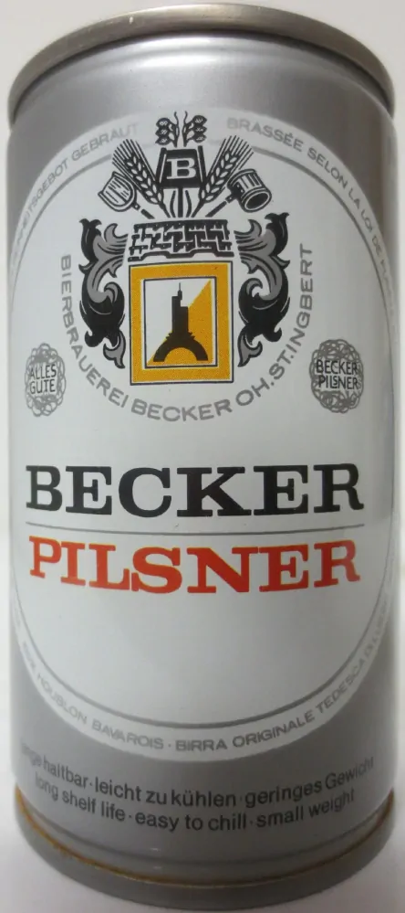 BECKERS PILSNER Aus der Serie Historische Ballone (CS) (33cl) (T/O)
