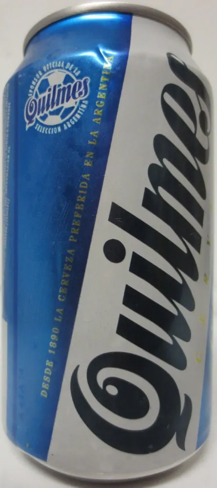 quilmes CERVEZA CRISTAL from ARGENTINA (35,4cl) (T-O) Nr.1