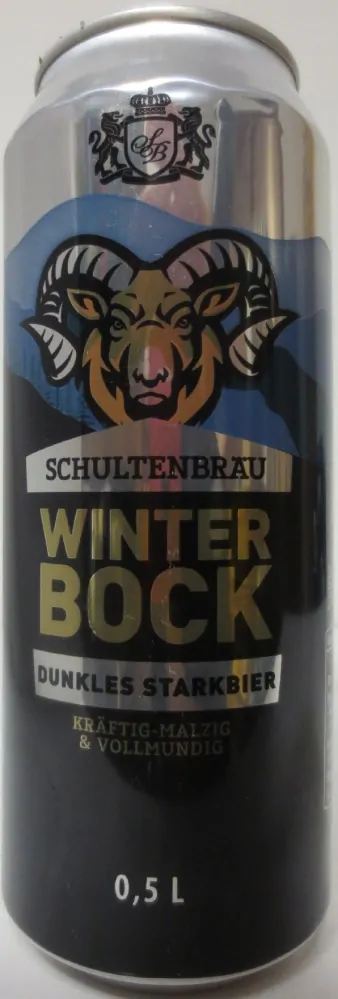 SCHULTENBRÄU WINTER BOCK DUNKLES STARKBIER (50cl) (B/O) Nr.1 