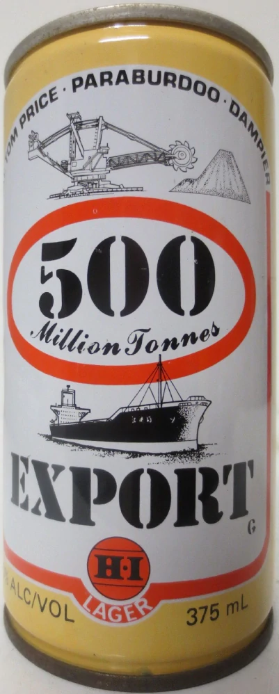 500 Million Tonnes EXPORT (37cl) (B/O) (CS) Nr.1  