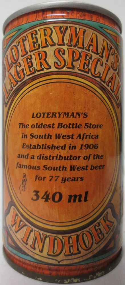 WINDHOEK LOTERYMAN´S LAGER SPECIAL (34cl) (T/O) (CS) Nr.1 