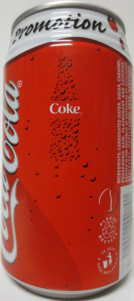 Coca Cola Coke Cans of Fortune Promotion can from SOUTH AFRICA (34cl) (B/O)