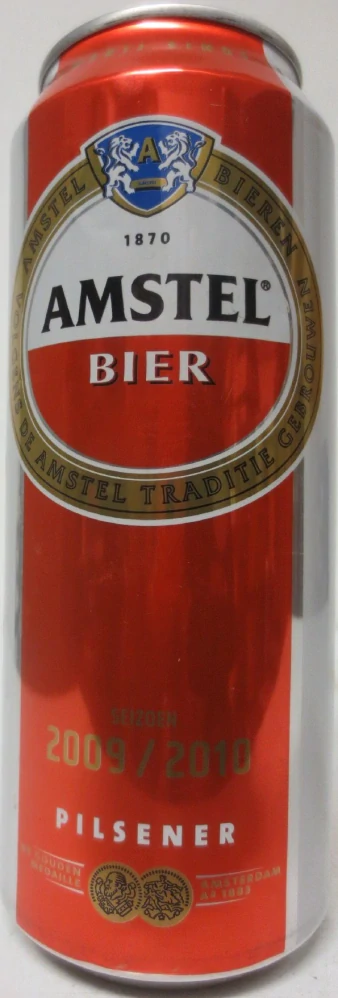 AMSTEL BIER PILSENER AJAX can from NETHERLAND (50cl) (B/O) 