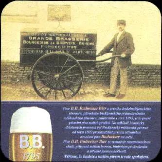 B.B. Budweiser Bier 1795 Ochutnej originál (PTVP-Č-ab) (série 4ks) 