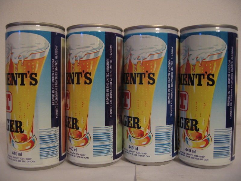 TENNENTS LAGER girls complete set from SCOTLAND (44cl)