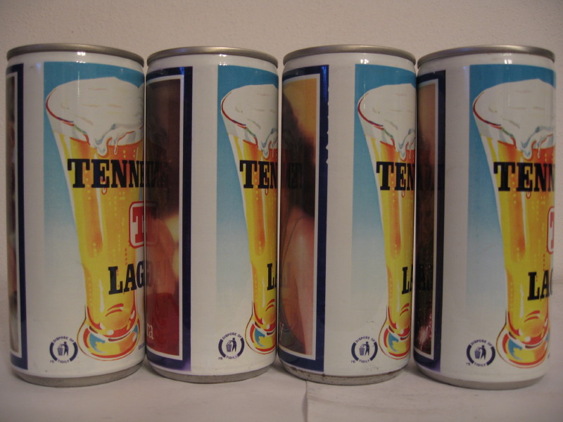 TENNENTS LAGER girls complete set from SCOTLAND (44cl)