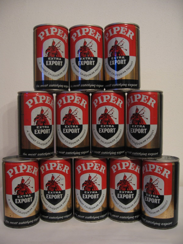 PIPER EXTRA EXPORT CS (12 cans set) from Scotland (33cl) (B/O)