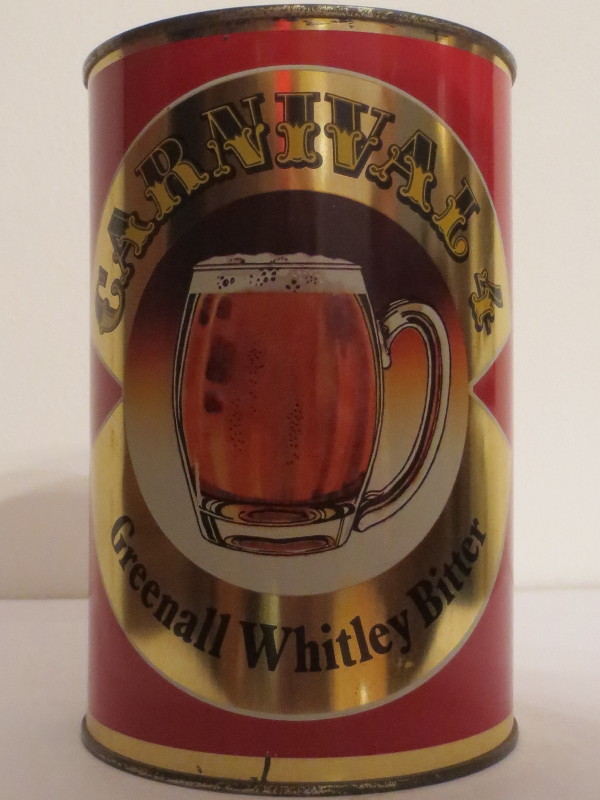 CARNIVAL Greenall Whitley Bitter (221cl)