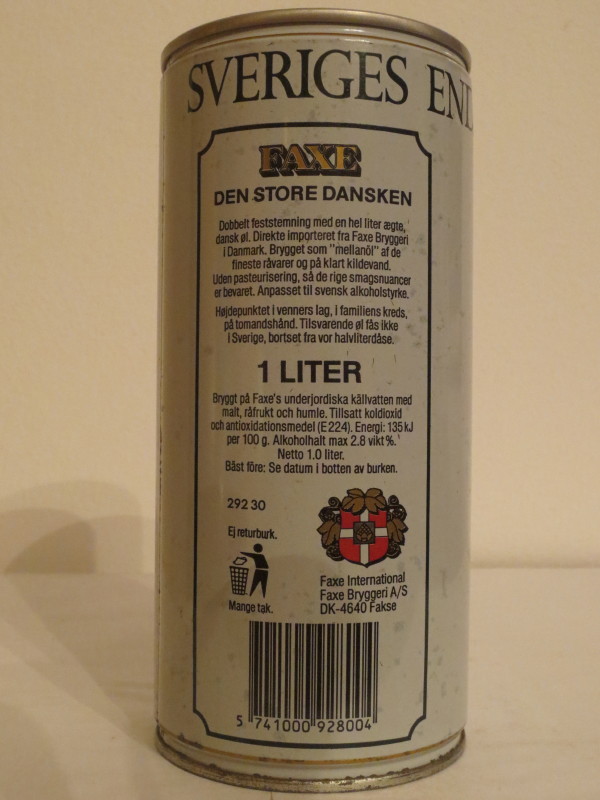 FAXE DEN STORE DANSKEN (CS) (T/O)